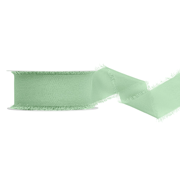 WJ4010109<br>Ribbon Chiffon Sage